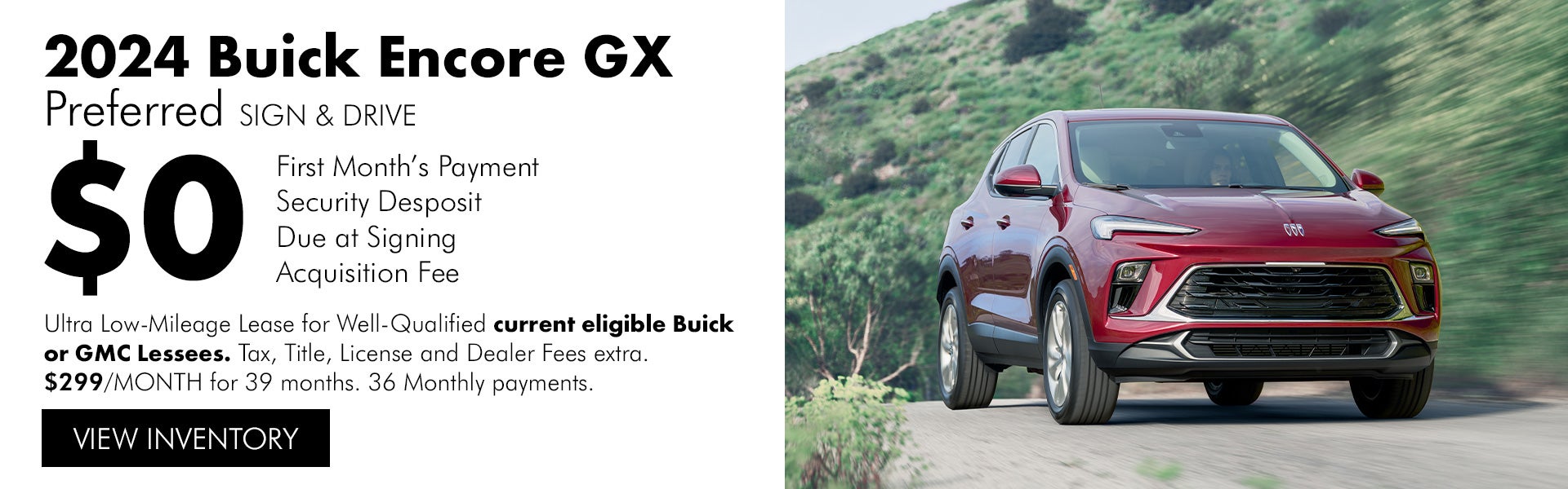 Sign & Drive 2024 Buick Encore GX Preferred